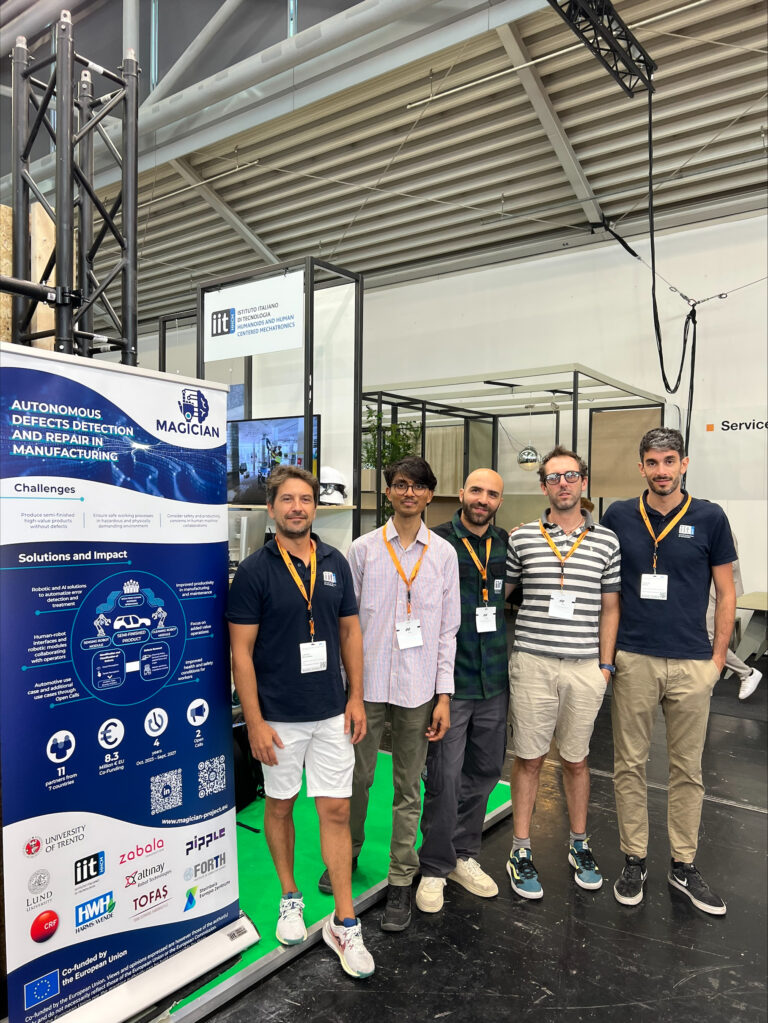 iit team at automatica, the leading trade fair for smart automation and robotics